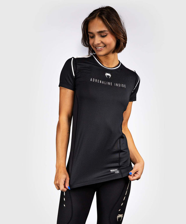 Venum Dry-Tech T-Shirt Adrenaline - Black/Ivory