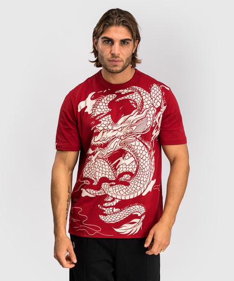 T-shirt Venum Dragon's Flight – Vermelho/Creme