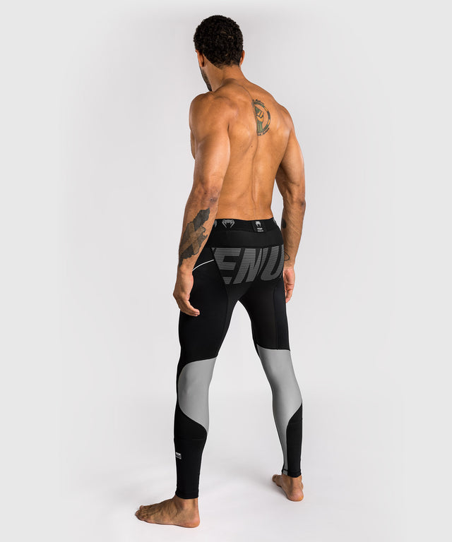 Venum Adrenaline Spats - Black/Silver Grey