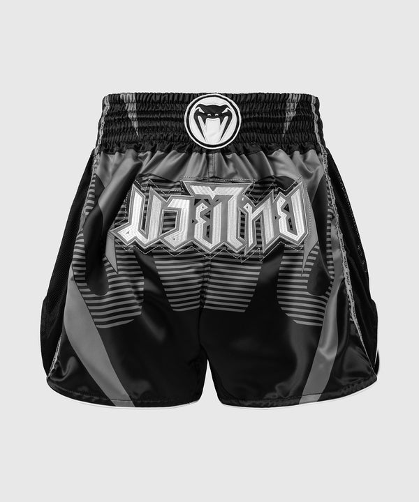Venum Muay Thai Shorts Adrenaline - Black/Silver Grey