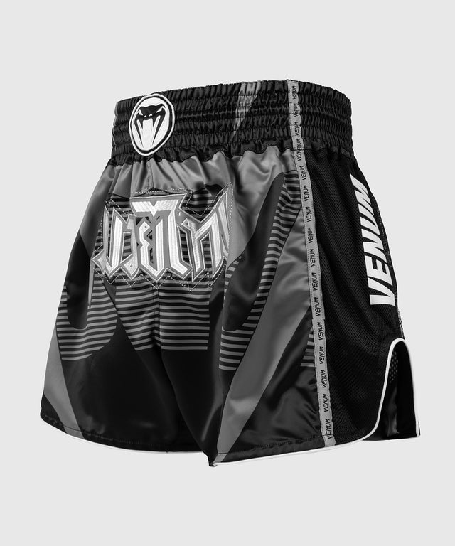 Venum Muay Thai Shorts Adrenaline - Black/Silver Grey