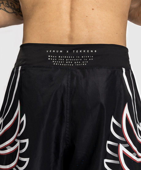 Calções de MMA Venum x TEKKEN 8 – Jin Kazama – Azul/Preto/Branco