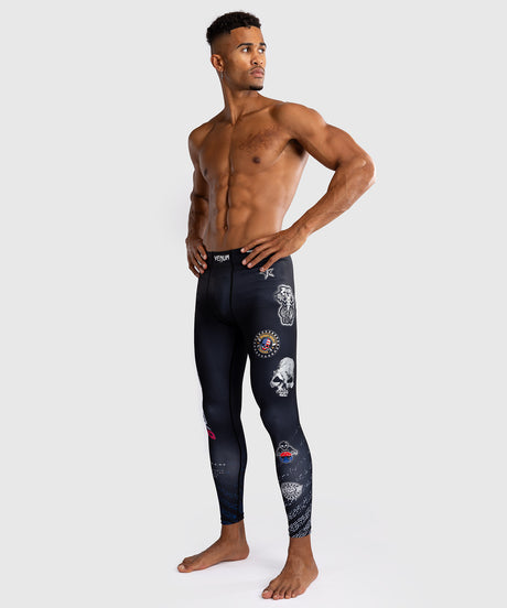 Venum x TEKKEN 8 Spats - Paul Phoenix - Preto/Azul