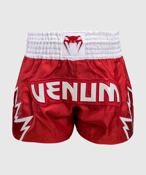 Shorts de kickboxing Venum Inferno – Rouge/Blanc