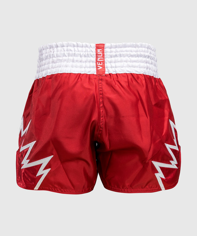 Shorts de kickboxing Venum Inferno – Rouge/Blanc