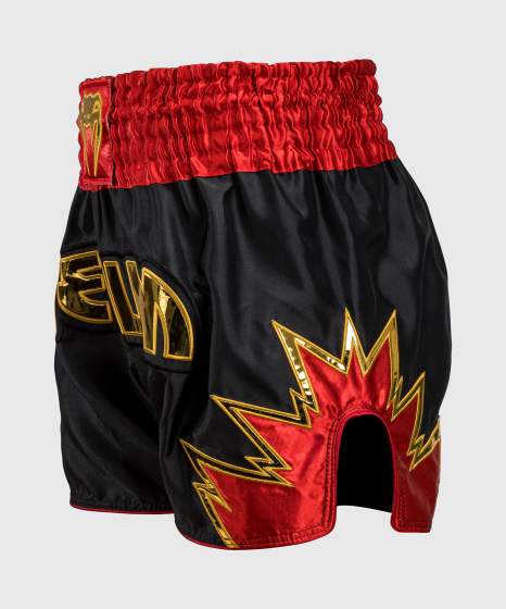 Venum Kickboxing Shorts Inferno - Black/Red/Gold