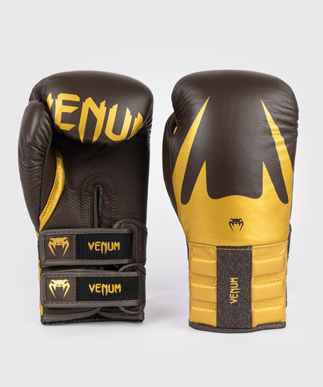 Venum Bokshandschoenen Reverso - Donkerbruin/Goud