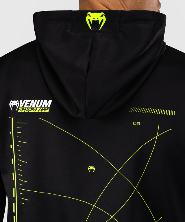 Venum Training Camp 4.0 Full-Zip Hoodie – Černá/Neonově zelená