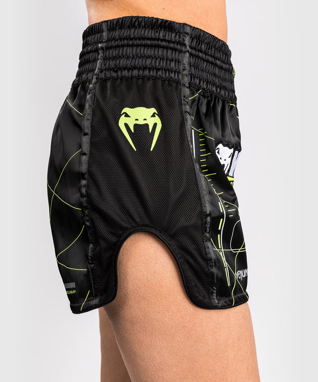 Venum Muay Thai Shorts Training Camp 4.0 - Black/Neon Green