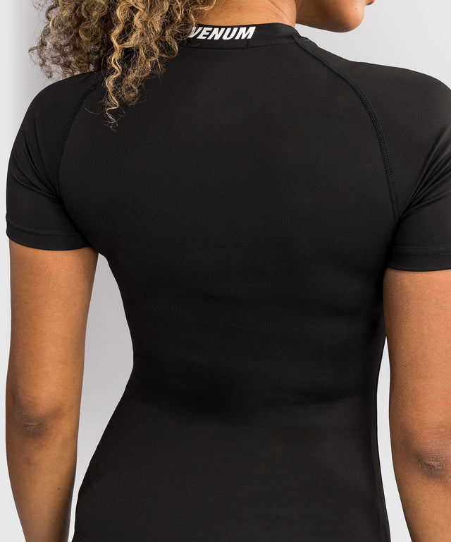 Venum Halo Rashguard - Short Sleeves - Black