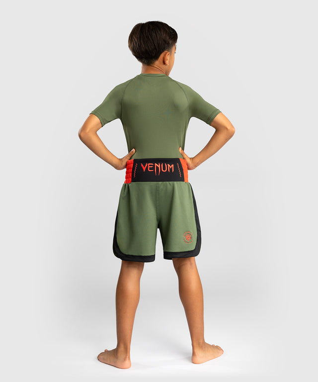 Venum Classic Boxing shorts Kids - Army Green/Orange