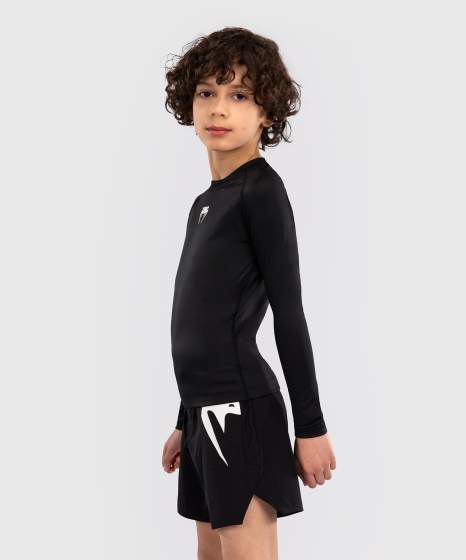 Venum Rashguard Contender Long Sleeves Kids – Black