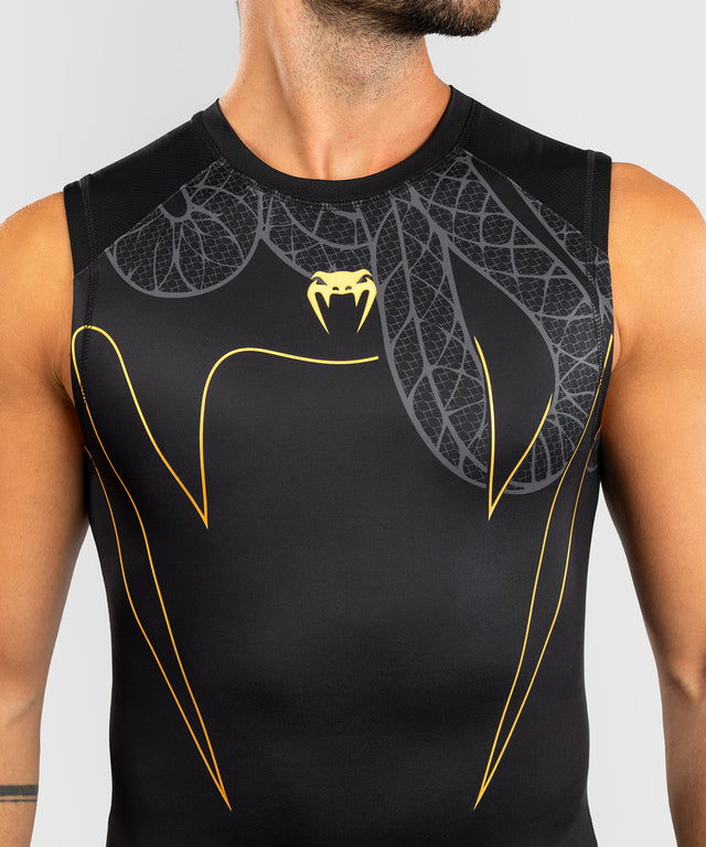Venum Serpenti Sleeveless Rashguard - Black