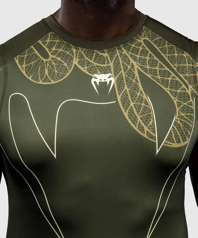 Venum Serpenti Sleeveless Rashguard - Khaki Green