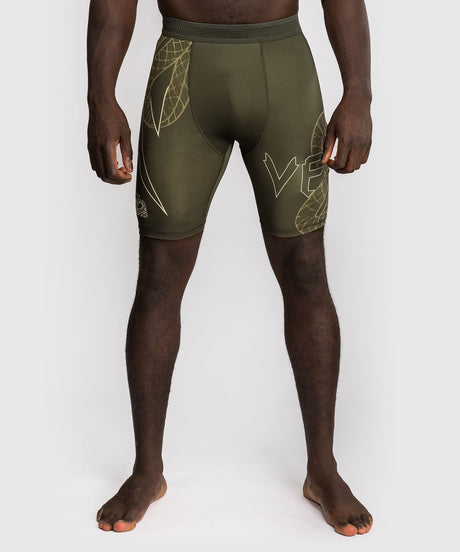 Kompresní kraťasy Venum Serpenti – Khaki Zelené