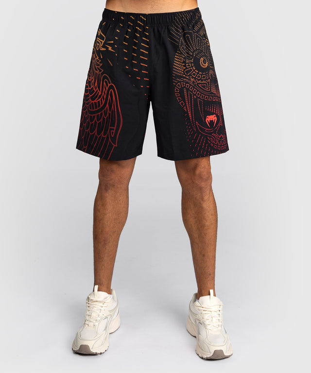 Pantalones de entrenamiento Venum Quetzal Fury – Negro/Rojo