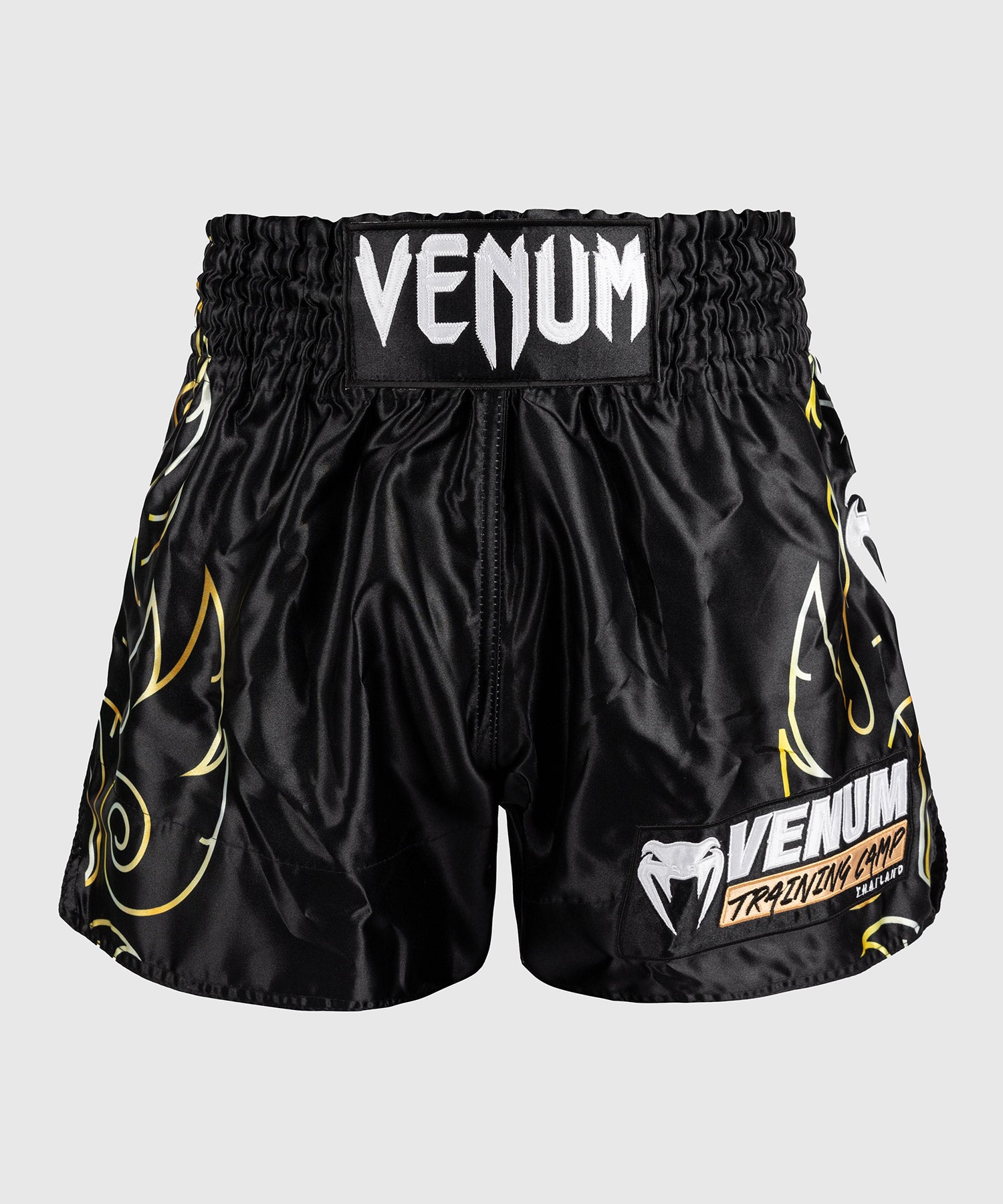 Venum Muay Thai Shorts VTC Flames - Black/Gold