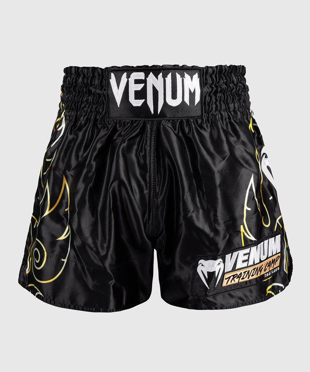 Venum Muay Thai Shorts VTC Flames - Black/Gold