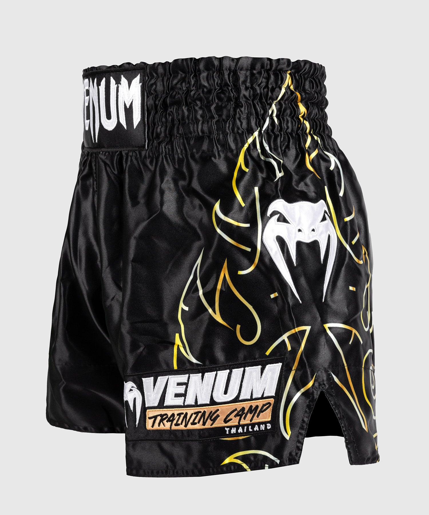 Venum Muay Thai Shorts VTC Flames - Black/Gold