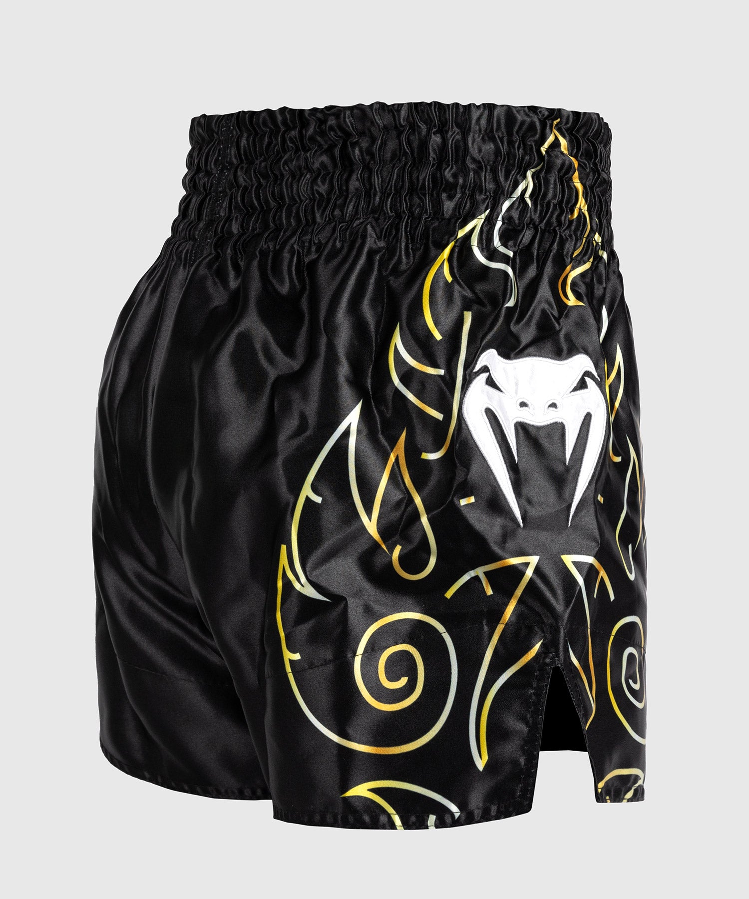 Venum Muay Thai Shorts VTC Flames - Black/Gold