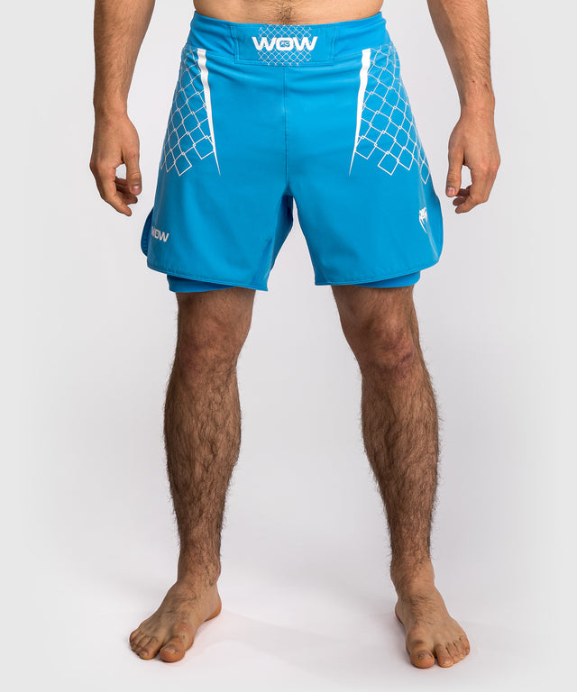 Venum x WOW FC MMA Shorts - Pacific Blue