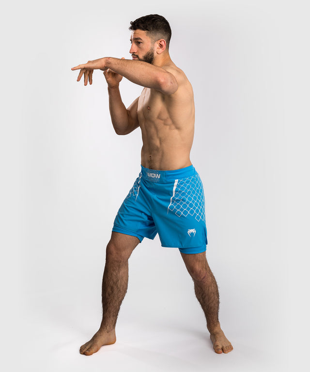 Venum x WOW FC MMA Shorts - Pacific Blue