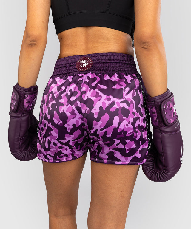 Venum Muay Thai Shorts Iris - Purple/Camo Pink