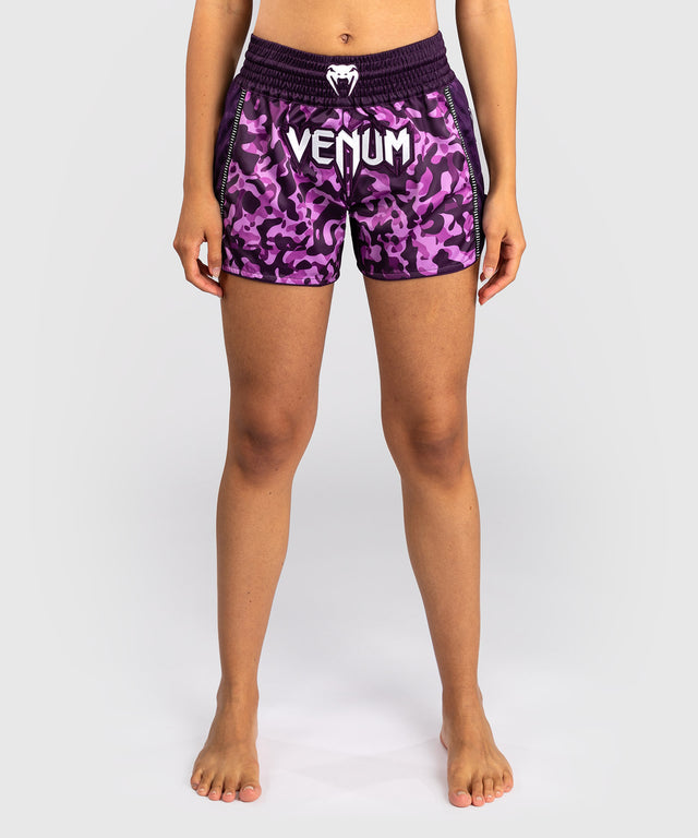 Venum Muay Thai Shorts Iris - Purple/Camo Pink