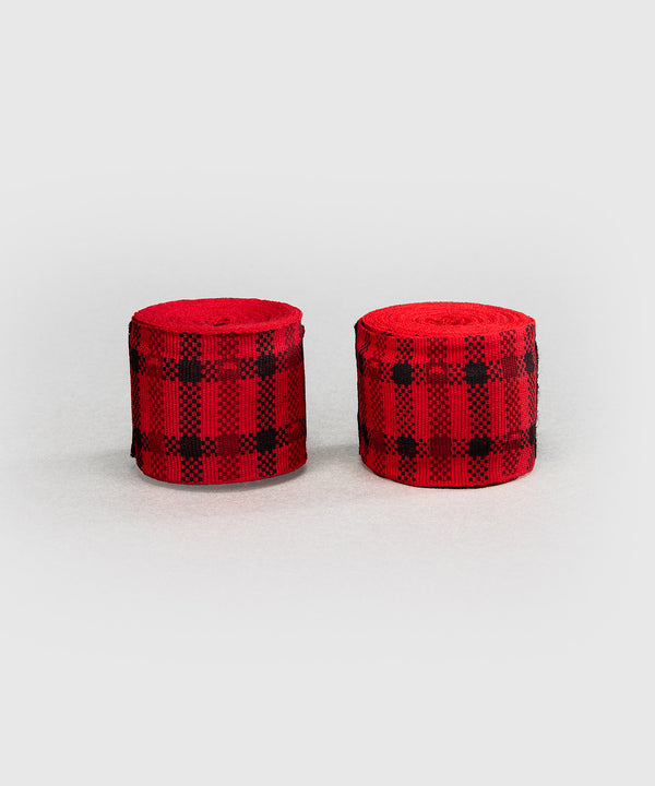 Venum Hand Wraps Tartan - Fury Red