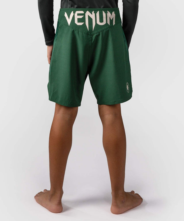 Venum MMA Shorts Attack Kids – Green/Broken White