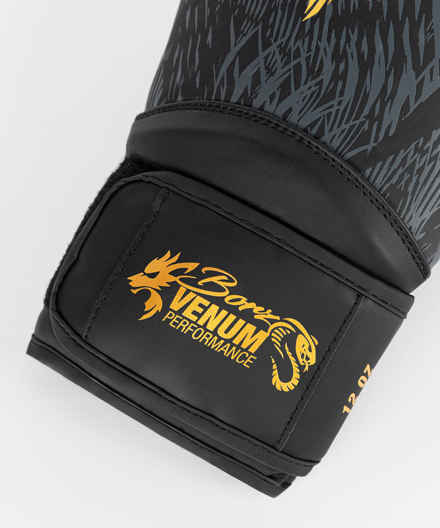 Venum x Chimaev Boxing Gloves - Black/Gold