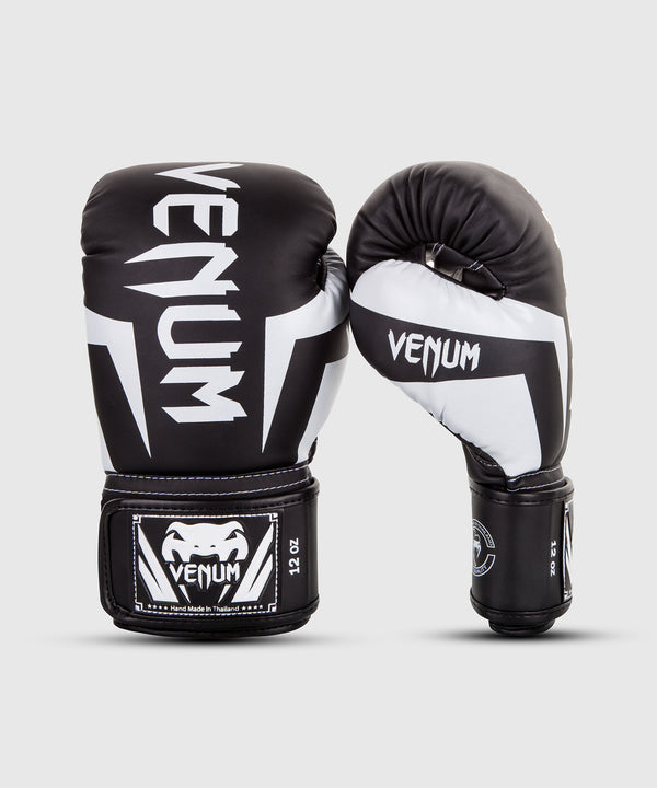 Luvas de boxe Venum Elite – Preto/Branco