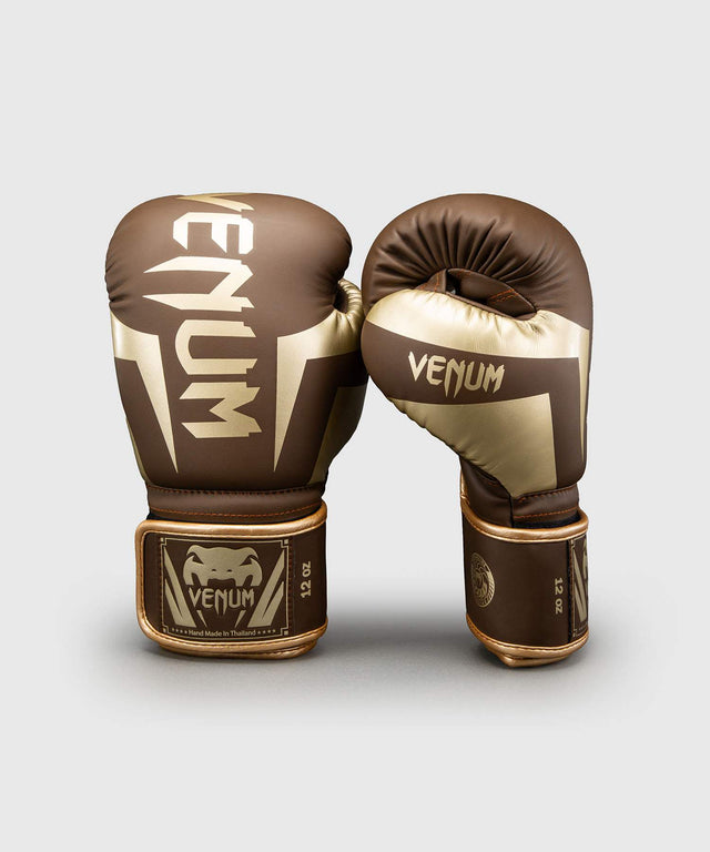 Venum Boxing Gloves Elite - Dark Brown