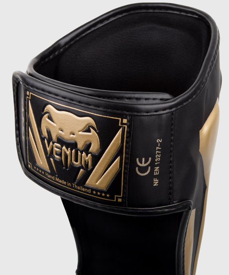 Venum Scheenbeschermers Kickboks Elite - Zwart/Goud