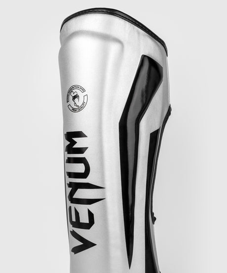 Venum Shin Guards Elite – Silver/Black