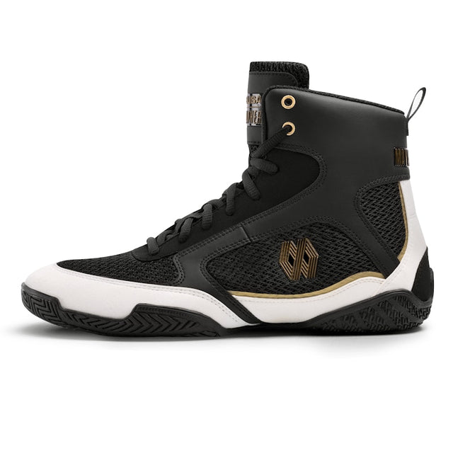 Hayabusa x Mayweather Champ Boxing Shoes - Black/White