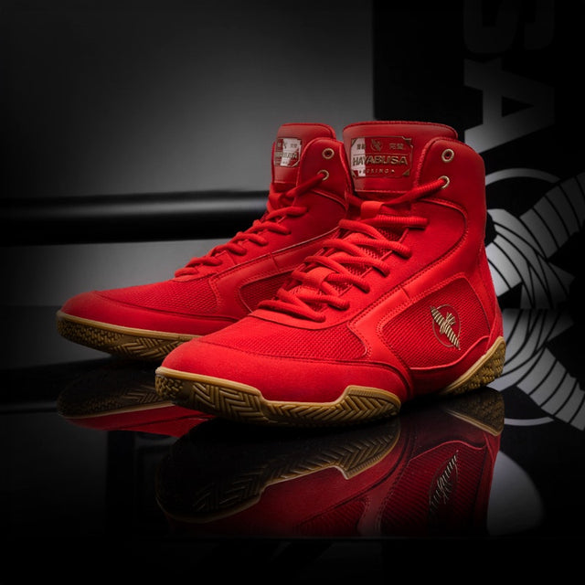 Hayabusa Pro Boxing Shoes - Red