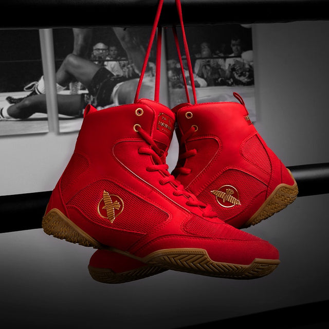 Hayabusa Pro Boxing Shoes - Red