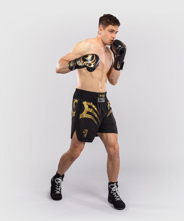 Venum x Mike Tyson Tiger Boxing shorts – Black/Gold