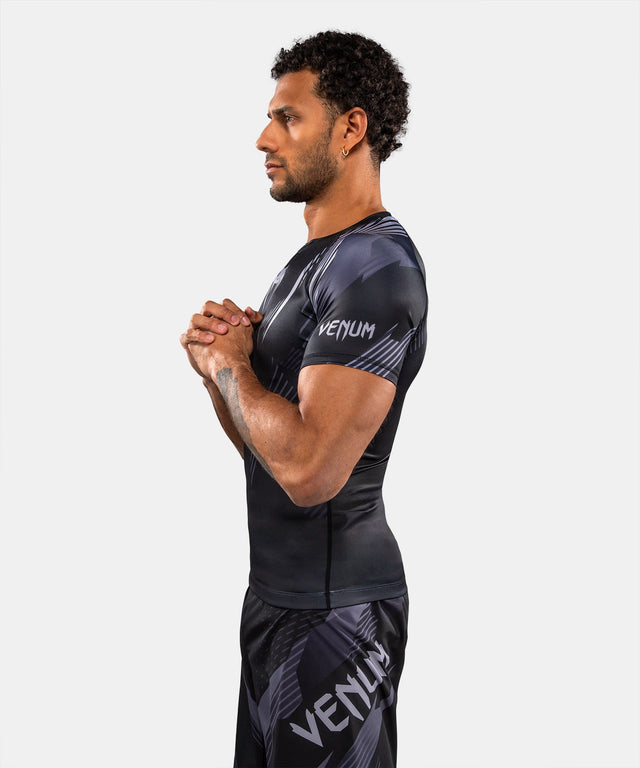 Venum Rashguard No-Gi 6.0 Short Sleeves – Black/Grey