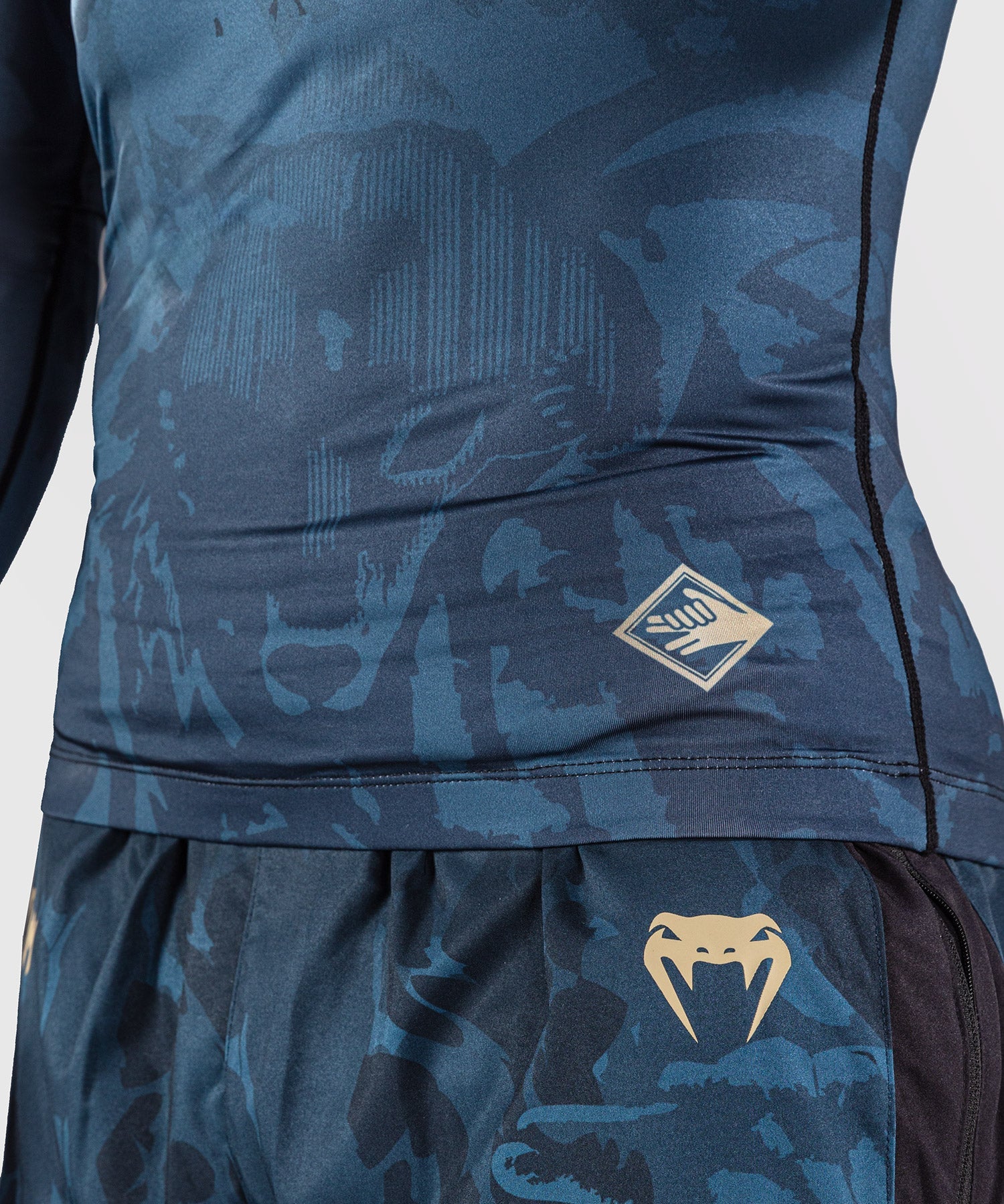 Venum Rashguard Jujutsu Kaisen Fushiguro Lange Mouwen - Blauw