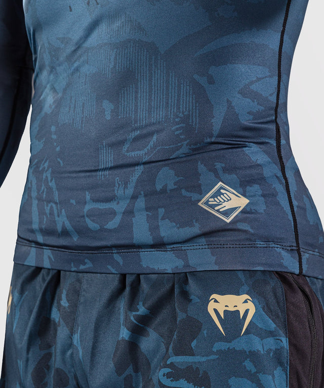 Venum Rashguard Jujutsu Kaisen Fushiguro Lange Mouwen - Blauw