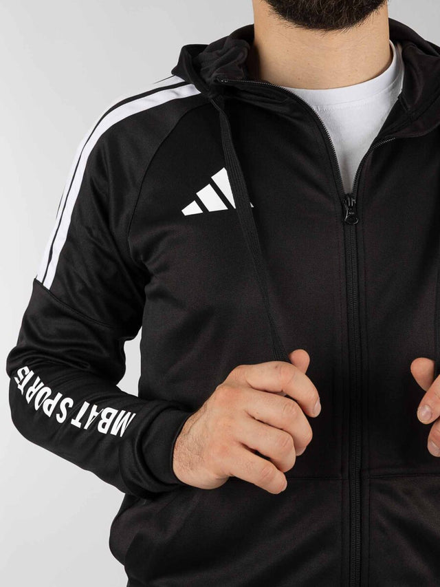 Adidas Community Sports Trainingsjacke – Schwarz/Weiß