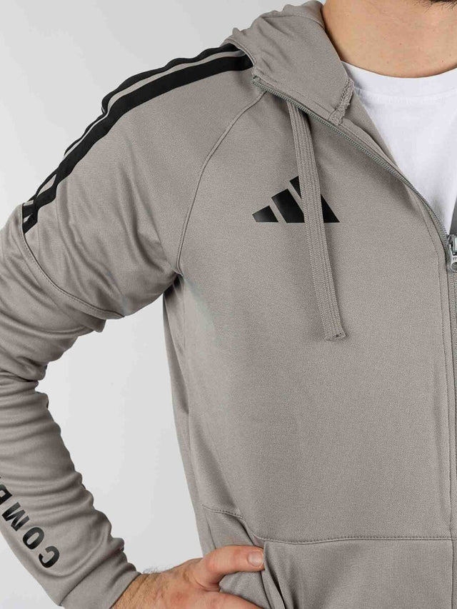 Adidas Trainingsjas Community Sports – Grau/Schwarz
