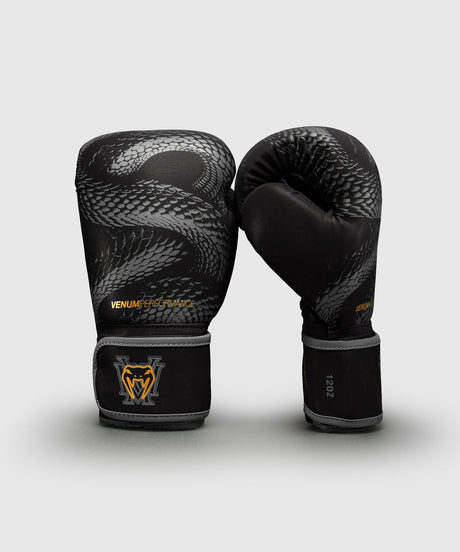 Venum Boxing gloves Matupa Black/Grey/Gold – side view