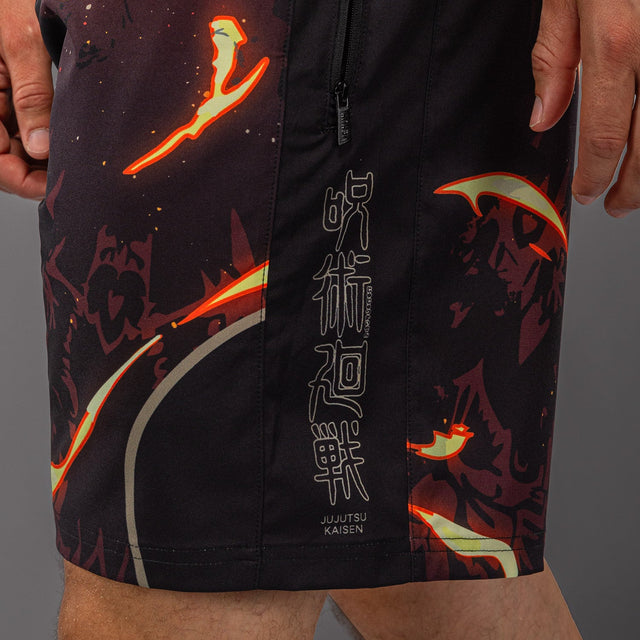 Venum Training shorts Sukuna – Black/Light beige