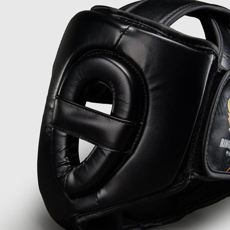 Casco da boxe Ringhorns Charger – Nero/Oro