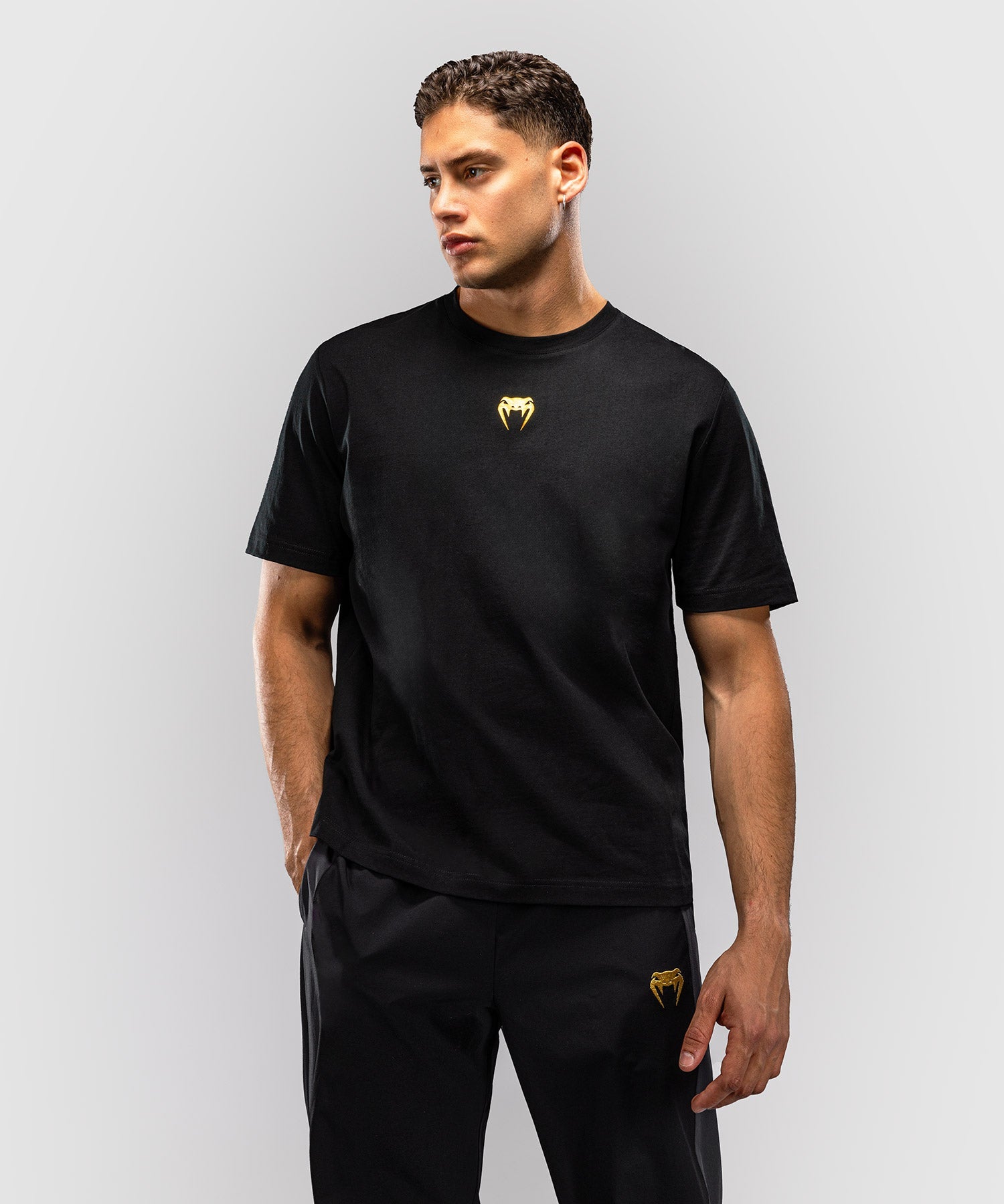 Venum T-Shirt Essential - Zwart/Goud