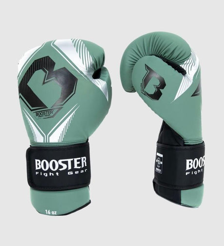 Booster Boxing gloves Bangkok – Green/Silver/Black – Boxing gloves