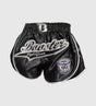 Booster Kickboxing shorts Retro Slugger 3 – Black/Silver – Shorts
